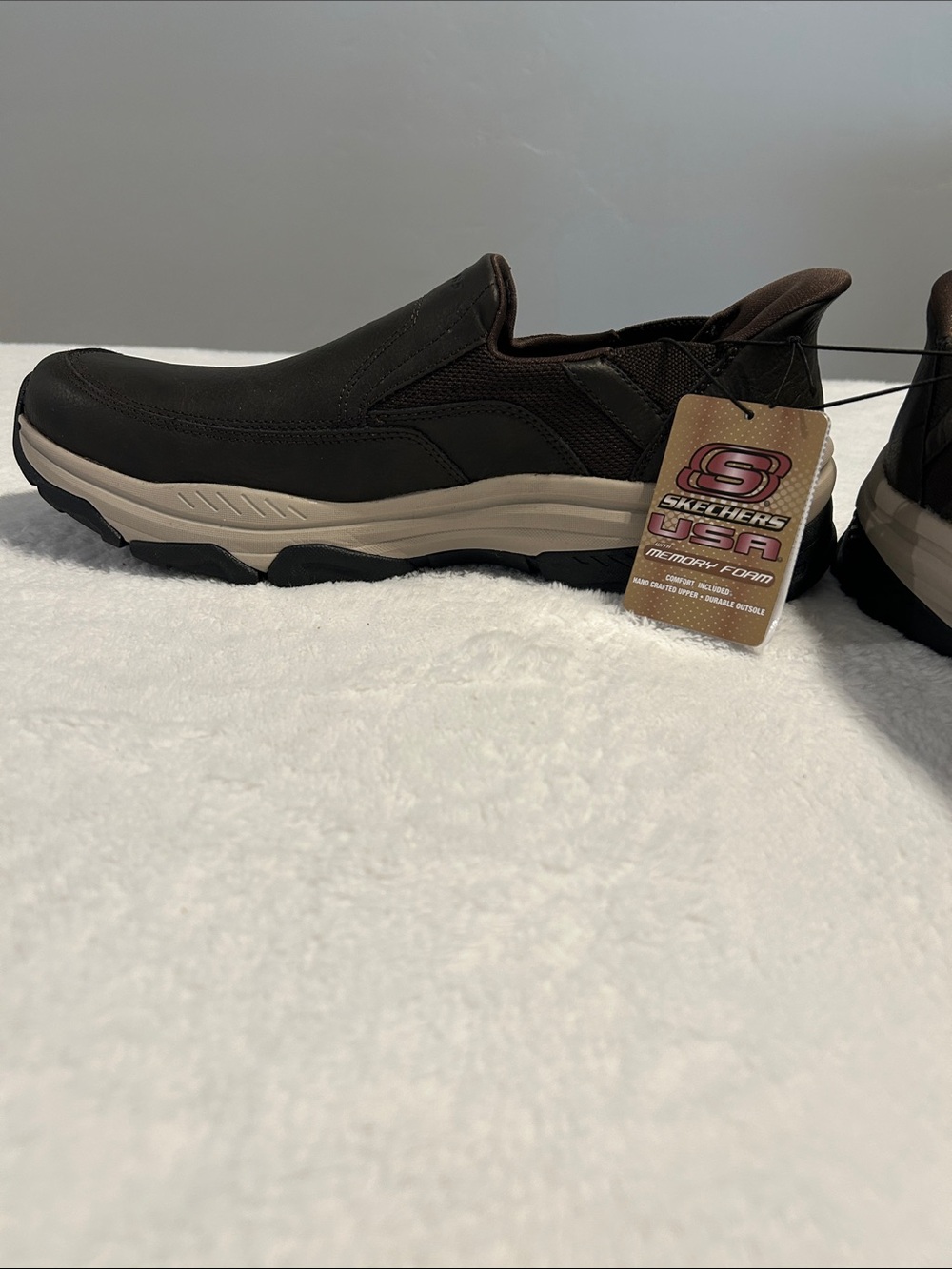 Skechers Men’s hands free swift fit Izaiah slip on Sneakers loafers SZ 11 - Picture 9 of 12